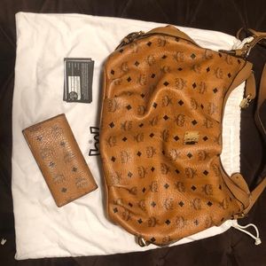 MCM shoulder purse